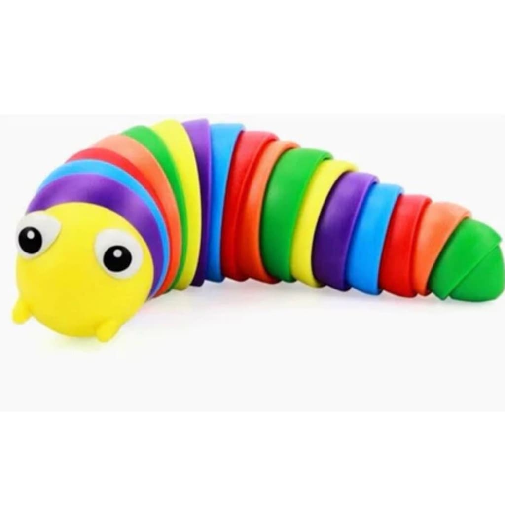 Brinquedo Lesma Caracol Lagarta De Minhocas Alivia o Estresse